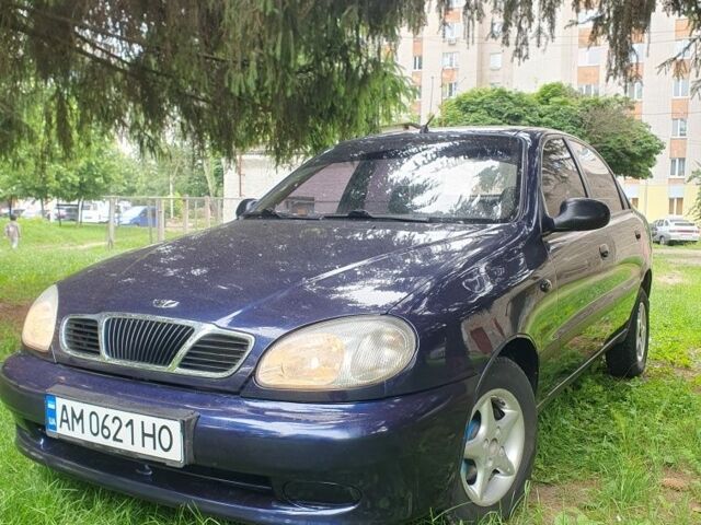 Синий Дэу Сенс, объемом двигателя 1.5 л и пробегом 190 тыс. км за 2250 $, фото 1 на Automoto.ua