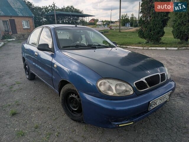 Синій Деу Сенс, об'ємом двигуна 1.3 л та пробігом 200 тис. км за 1000 $, фото 1 на Automoto.ua