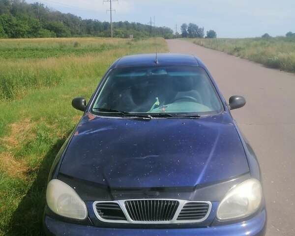 Синий Дэу Сенс, объемом двигателя 1.3 л и пробегом 219 тыс. км за 1050 $, фото 1 на Automoto.ua