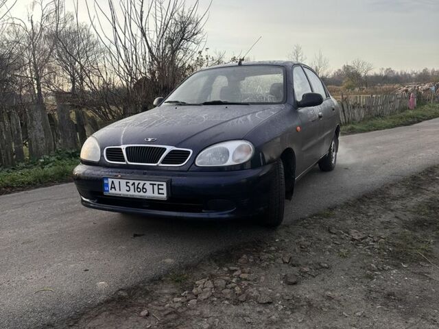 Синий Дэу Сенс, объемом двигателя 1.3 л и пробегом 160 тыс. км за 1250 $, фото 1 на Automoto.ua