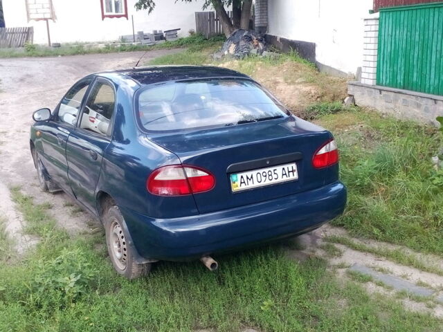 Синий Дэу Сенс, объемом двигателя 1.3 л и пробегом 5 тыс. км за 2000 $, фото 1 на Automoto.ua