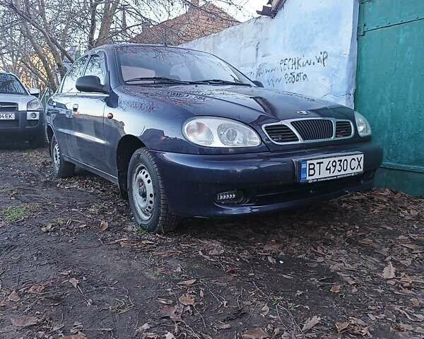 Синий Дэу Сенс, объемом двигателя 1.3 л и пробегом 200 тыс. км за 2500 $, фото 1 на Automoto.ua