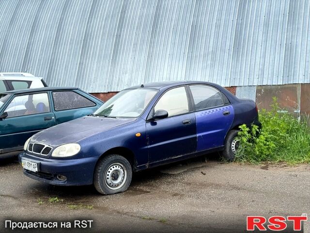 Синій Деу Сенс, об'ємом двигуна 1.3 л та пробігом 190 тис. км за 500 $, фото 1 на Automoto.ua