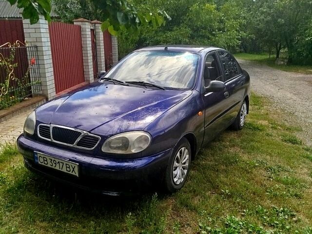 Синий Дэу Сенс, объемом двигателя 1.3 л и пробегом 228 тыс. км за 1500 $, фото 1 на Automoto.ua