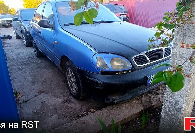 Синий Дэу Сенс, объемом двигателя 1.3 л и пробегом 224 тыс. км за 800 $, фото 1 на Automoto.ua