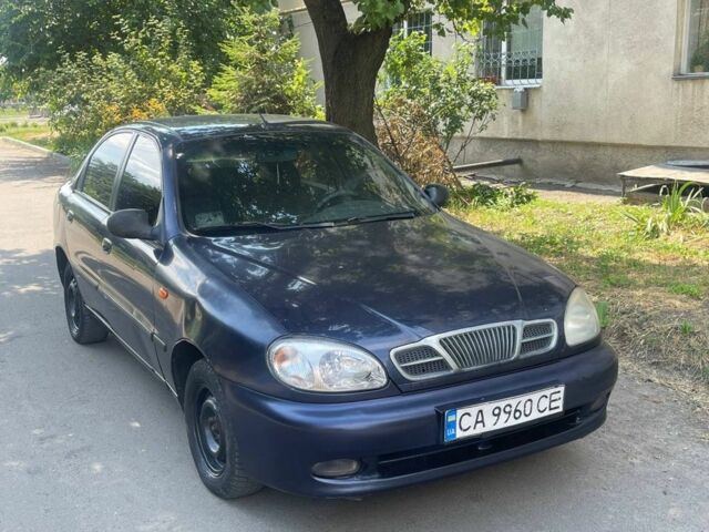 Синий Дэу Сенс, объемом двигателя 1.3 л и пробегом 143 тыс. км за 750 $, фото 1 на Automoto.ua