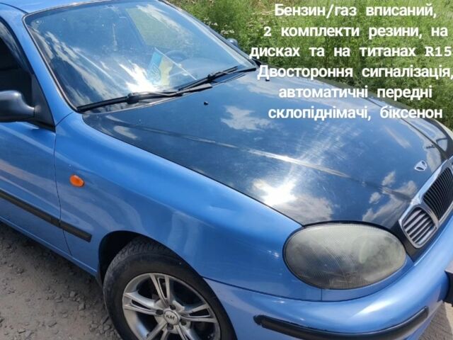 Синий Дэу Сенс, объемом двигателя 0 л и пробегом 199 тыс. км за 2000 $, фото 1 на Automoto.ua