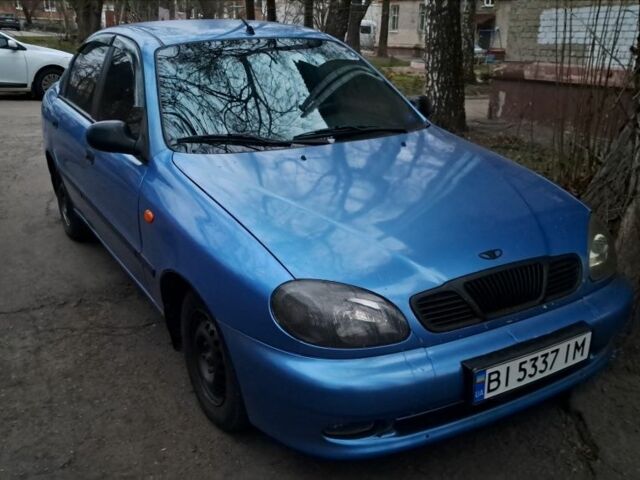 Синій Деу Сенс, об'ємом двигуна 1.4 л та пробігом 200 тис. км за 2000 $, фото 1 на Automoto.ua