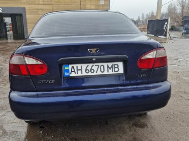 Синій Деу Сенс, об'ємом двигуна 1.3 л та пробігом 200 тис. км за 1600 $, фото 1 на Automoto.ua