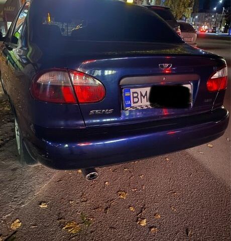 Синий Дэу Сенс, объемом двигателя 1.3 л и пробегом 61 тыс. км за 3500 $, фото 1 на Automoto.ua