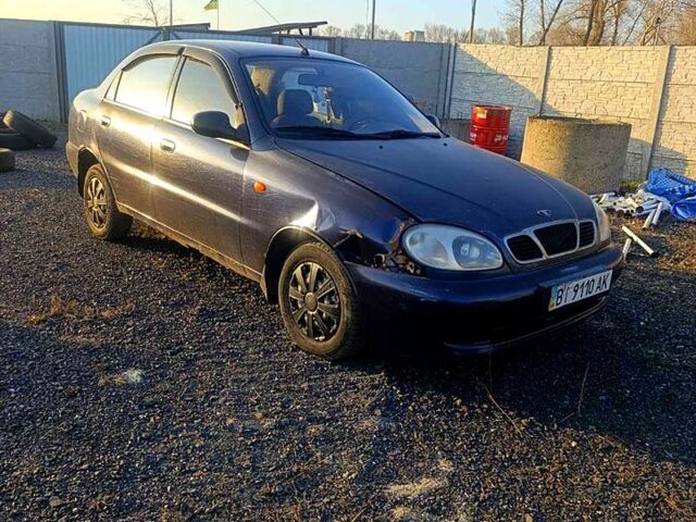 Синий Дэу Сенс, объемом двигателя 1.3 л и пробегом 205 тыс. км за 1100 $, фото 1 на Automoto.ua