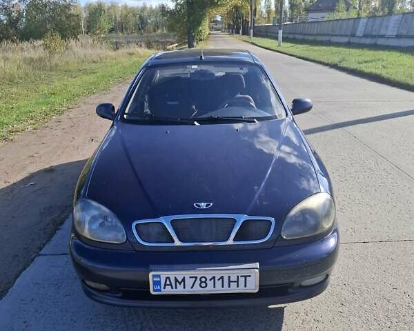 Синий Дэу Сенс, объемом двигателя 1.3 л и пробегом 223 тыс. км за 2100 $, фото 1 на Automoto.ua