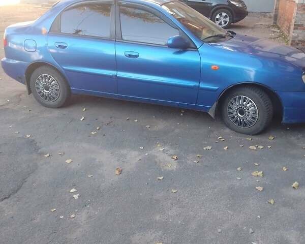 Синий Дэу Сенс, объемом двигателя 1.5 л и пробегом 200 тыс. км за 2500 $, фото 1 на Automoto.ua