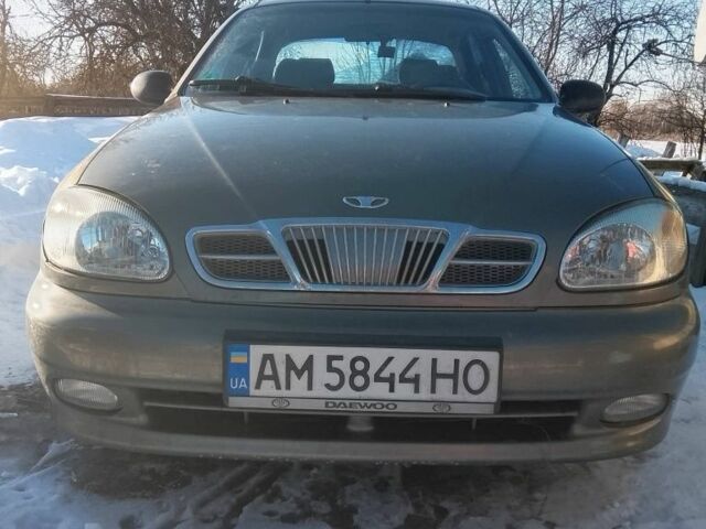 Зеленый Дэу Сенс, объемом двигателя 1.5 л и пробегом 257 тыс. км за 1550 $, фото 1 на Automoto.ua