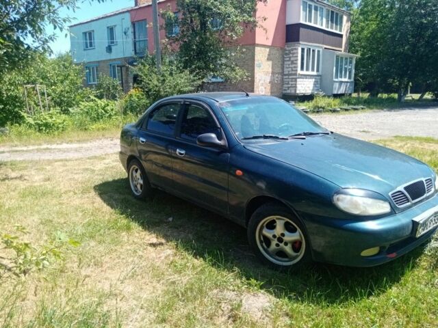 Зеленый Дэу Сенс, объемом двигателя 1.3 л и пробегом 194 тыс. км за 1400 $, фото 1 на Automoto.ua