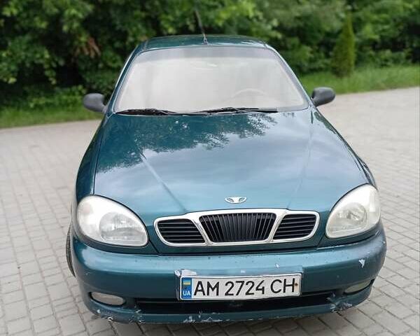 Зелений Деу Сенс, об'ємом двигуна 1.3 л та пробігом 244 тис. км за 1500 $, фото 1 на Automoto.ua