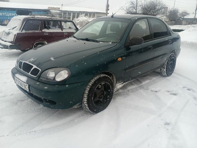 Зелений Деу Сенс, об'ємом двигуна 1.6 л та пробігом 180 тис. км за 1999 $, фото 1 на Automoto.ua