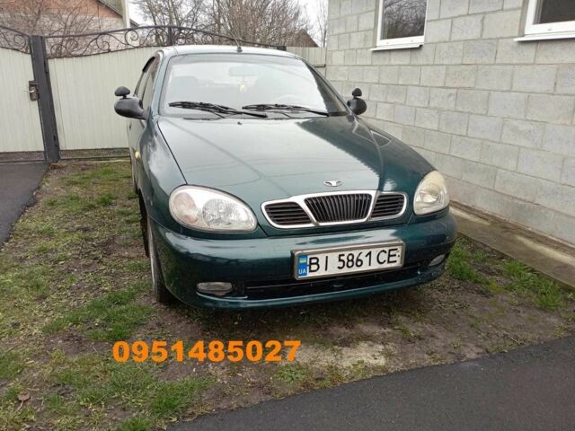Зеленый Дэу Сенс, объемом двигателя 1.5 л и пробегом 210 тыс. км за 2600 $, фото 1 на Automoto.ua