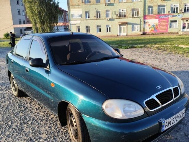 Зелений Деу Сенс, об'ємом двигуна 1.3 л та пробігом 245 тис. км за 1400 $, фото 1 на Automoto.ua