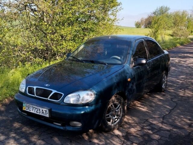 Зеленый Дэу Сенс, объемом двигателя 1.3 л и пробегом 250 тыс. км за 1072 $, фото 1 на Automoto.ua
