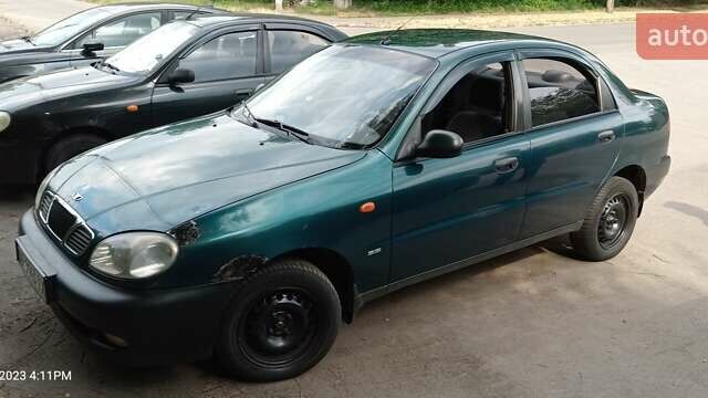 Зеленый Дэу Сенс, объемом двигателя 1.3 л и пробегом 123 тыс. км за 2400 $, фото 1 на Automoto.ua