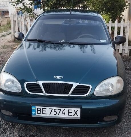 Зелений Деу Сенс, об'ємом двигуна 1.3 л та пробігом 190 тис. км за 2000 $, фото 1 на Automoto.ua