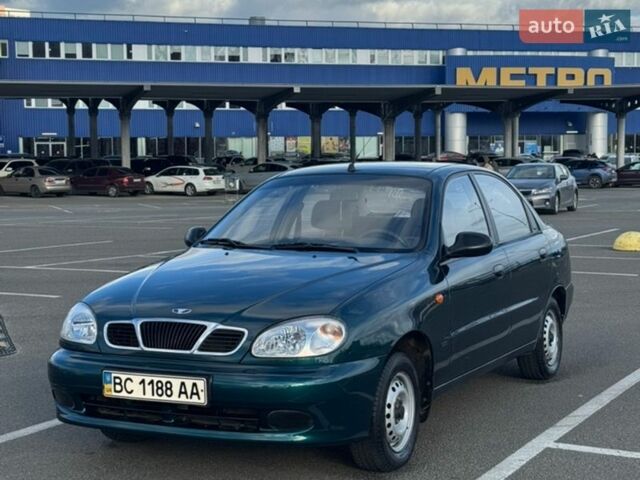 Зеленый Дэу Сенс, объемом двигателя 1.3 л и пробегом 57 тыс. км за 2950 $, фото 1 на Automoto.ua