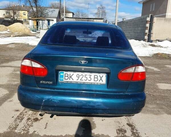 Зелений Деу Сенс, об'ємом двигуна 1.3 л та пробігом 200 тис. км за 1450 $, фото 1 на Automoto.ua