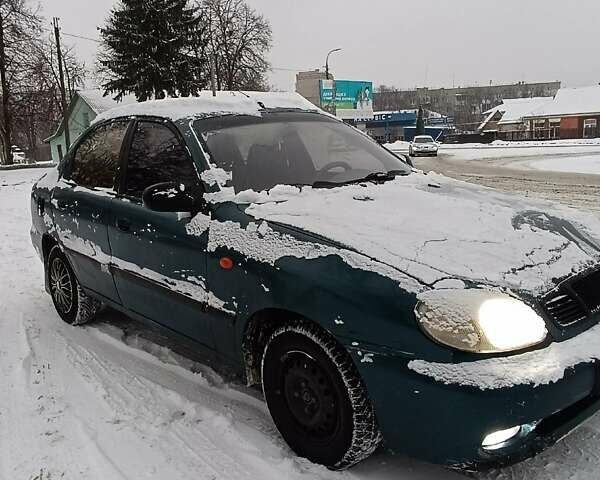 Зелений Деу Сенс, об'ємом двигуна 1.4 л та пробігом 100 тис. км за 1200 $, фото 1 на Automoto.ua