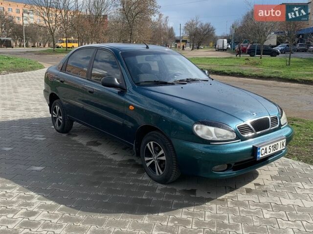 Зеленый Дэу Сенс, объемом двигателя 1.3 л и пробегом 210 тыс. км за 2000 $, фото 1 на Automoto.ua