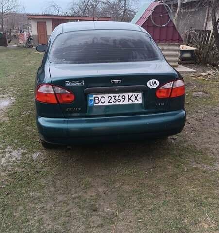 Зеленый Дэу Сенс, объемом двигателя 1.3 л и пробегом 190 тыс. км за 1550 $, фото 1 на Automoto.ua