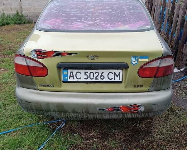 Зеленый Дэу Сенс, объемом двигателя 1.3 л и пробегом 302 тыс. км за 1300 $, фото 1 на Automoto.ua