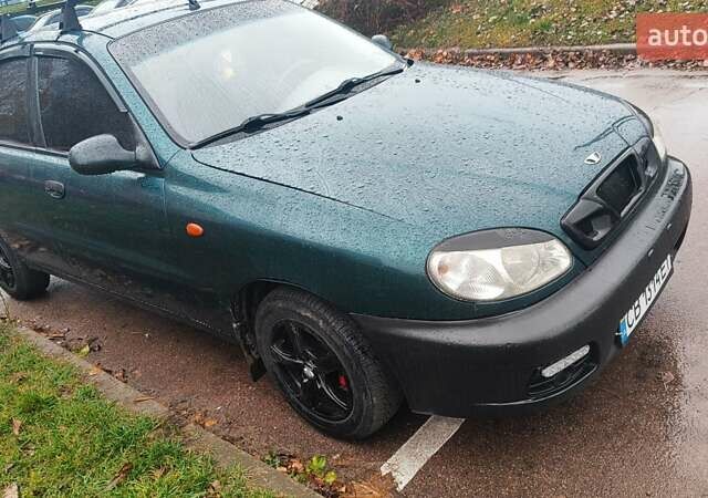 Зеленый Дэу Сенс, объемом двигателя 1.3 л и пробегом 243 тыс. км за 2250 $, фото 1 на Automoto.ua