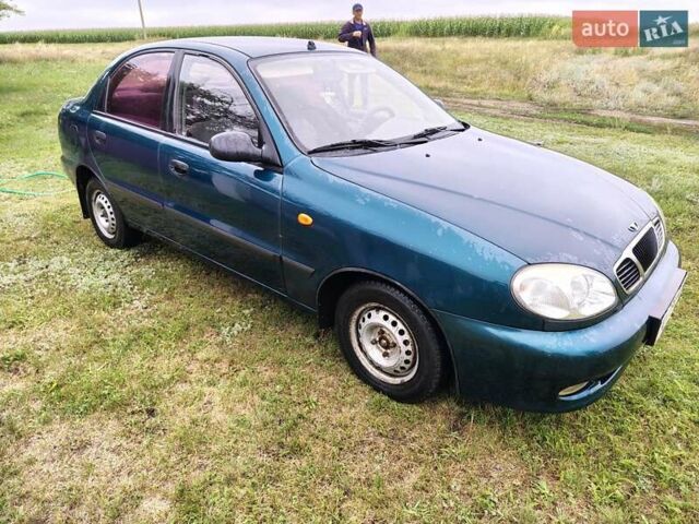 Зеленый Дэу Сенс, объемом двигателя 1.3 л и пробегом 193 тыс. км за 2300 $, фото 1 на Automoto.ua