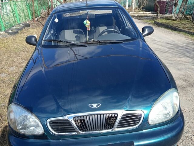 Зеленый Дэу Сенс, объемом двигателя 1.3 л и пробегом 142 тыс. км за 2000 $, фото 1 на Automoto.ua