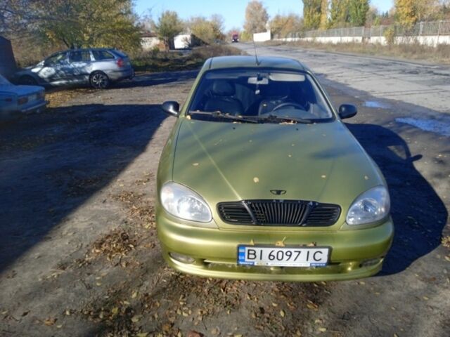 Зелений Деу Сенс, об'ємом двигуна 1.5 л та пробігом 200 тис. км за 2300 $, фото 1 на Automoto.ua