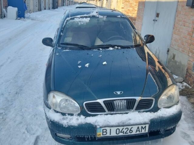 Зеленый Дэу Сенс, объемом двигателя 1.5 л и пробегом 155 тыс. км за 1500 $, фото 1 на Automoto.ua