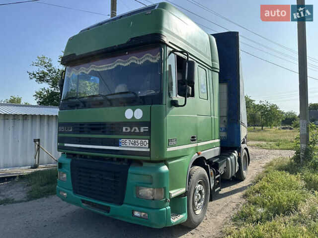 Зеленый Даф 95, объемом двигателя 12.58 л и пробегом 150 тыс. км за 12500 $, фото 1 на Automoto.ua