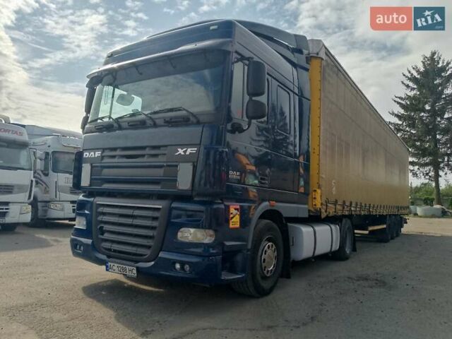 Синий Даф ХФ 105, объемом двигателя 12.9 л и пробегом 1 тыс. км за 17500 $, фото 1 на Automoto.ua