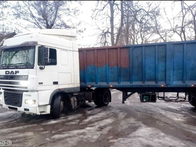 Белый Даф ХФ, объемом двигателя 10 л и пробегом 100 тыс. км за 15000 $, фото 1 на Automoto.ua