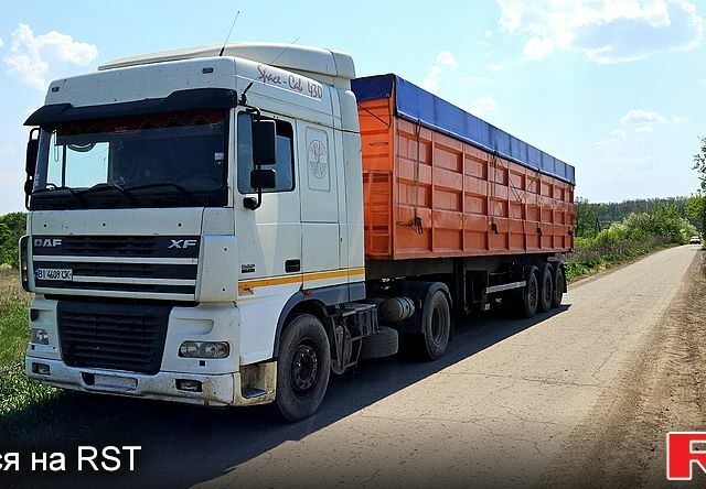 Белый Даф ХФ, объемом двигателя 12.6 л и пробегом 1000 тыс. км за 25000 $, фото 1 на Automoto.ua