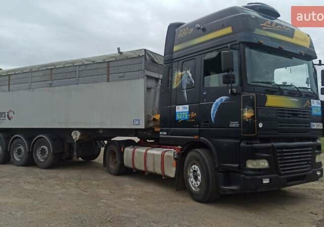 Черный Даф ХФ, объемом двигателя 12.58 л и пробегом 744 тыс. км за 6999 $, фото 1 на Automoto.ua