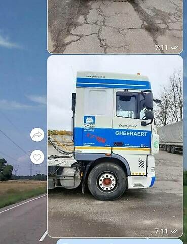 Белый Даф XF 105, объемом двигателя 12.9 л и пробегом 215 тыс. км за 13999 $, фото 1 на Automoto.ua