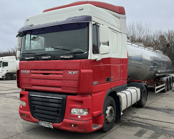 Красный Даф XF 105, объемом двигателя 12.9 л и пробегом 1 тыс. км за 9500 $, фото 1 на Automoto.ua