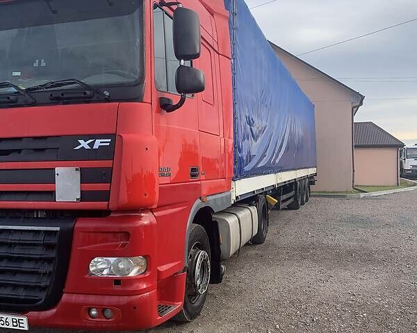 Красный Даф XF 105, объемом двигателя 12.9 л и пробегом 1 тыс. км за 7200 $, фото 1 на Automoto.ua
