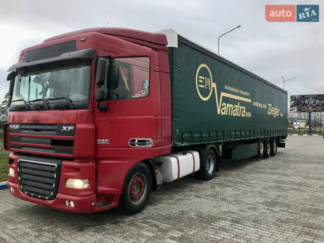 Красный Даф XF 105, объемом двигателя 12.9 л и пробегом 1 тыс. км за 12500 $, фото 1 на Automoto.ua