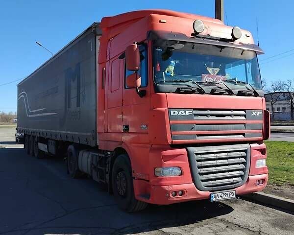 Красный Даф XF 105, объемом двигателя 12.9 л и пробегом 1 тыс. км за 12000 $, фото 1 на Automoto.ua