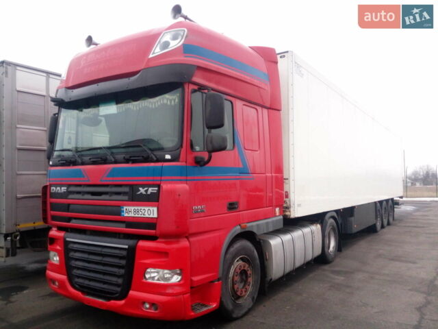 Червоний Даф XF 105, об'ємом двигуна 12.9 л та пробігом 100 тис. км за 14900 $, фото 1 на Automoto.ua