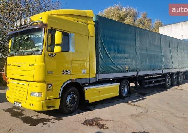 Жовтий Даф XF 105, об'ємом двигуна 12.9 л та пробігом 100 тис. км за 19500 $, фото 1 на Automoto.ua