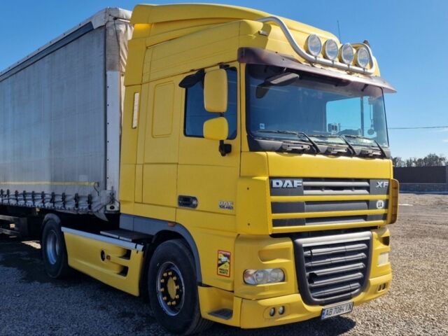 Желтый Даф XF 105, объемом двигателя 12.5 л и пробегом 1 тыс. км за 16000 $, фото 1 на Automoto.ua